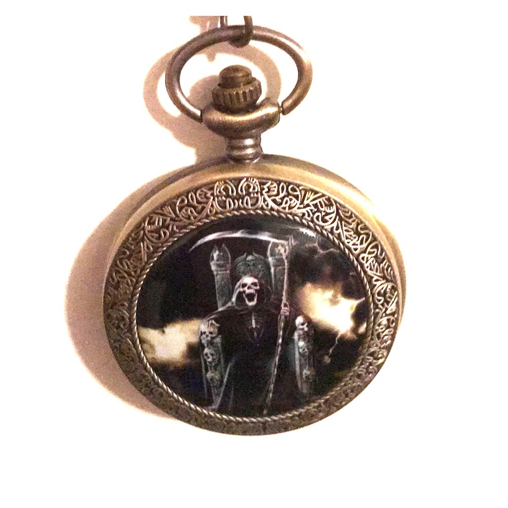 Costume jewelry pocket watch